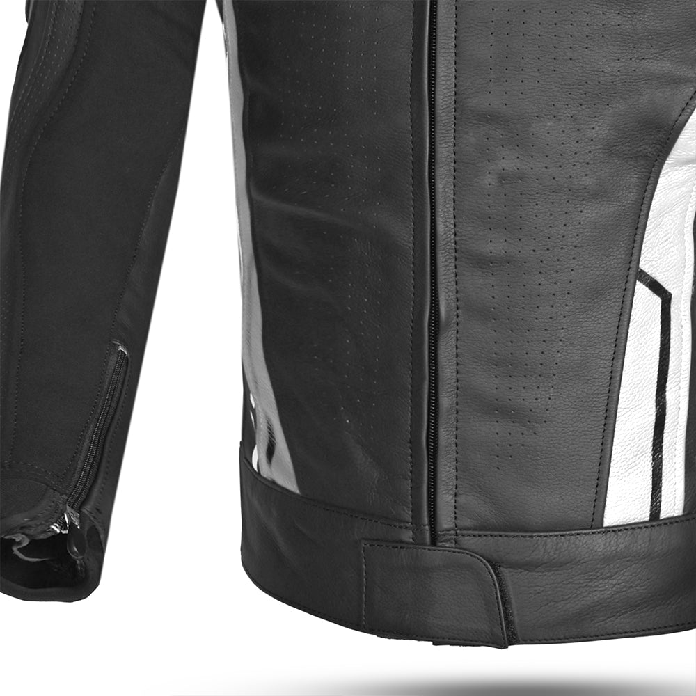  BELA - Rocket man leather jacket Black/White - SECURTEX MOTOR SL (t/a MaximoMoto)