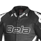  BELA - Rocket man leather jacket Black/White - SECURTEX MOTOR SL (t/a MaximoMoto)