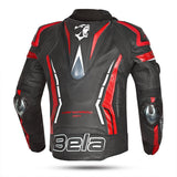  BELA - Rocket man leather jacket Black/Red - SECURTEX MOTOR SL (t/a MaximoMoto)