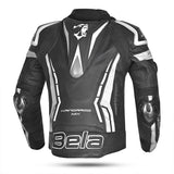  BELA - Rocket man leather jacket Black/White - SECURTEX MOTOR SL (t/a MaximoMoto)
