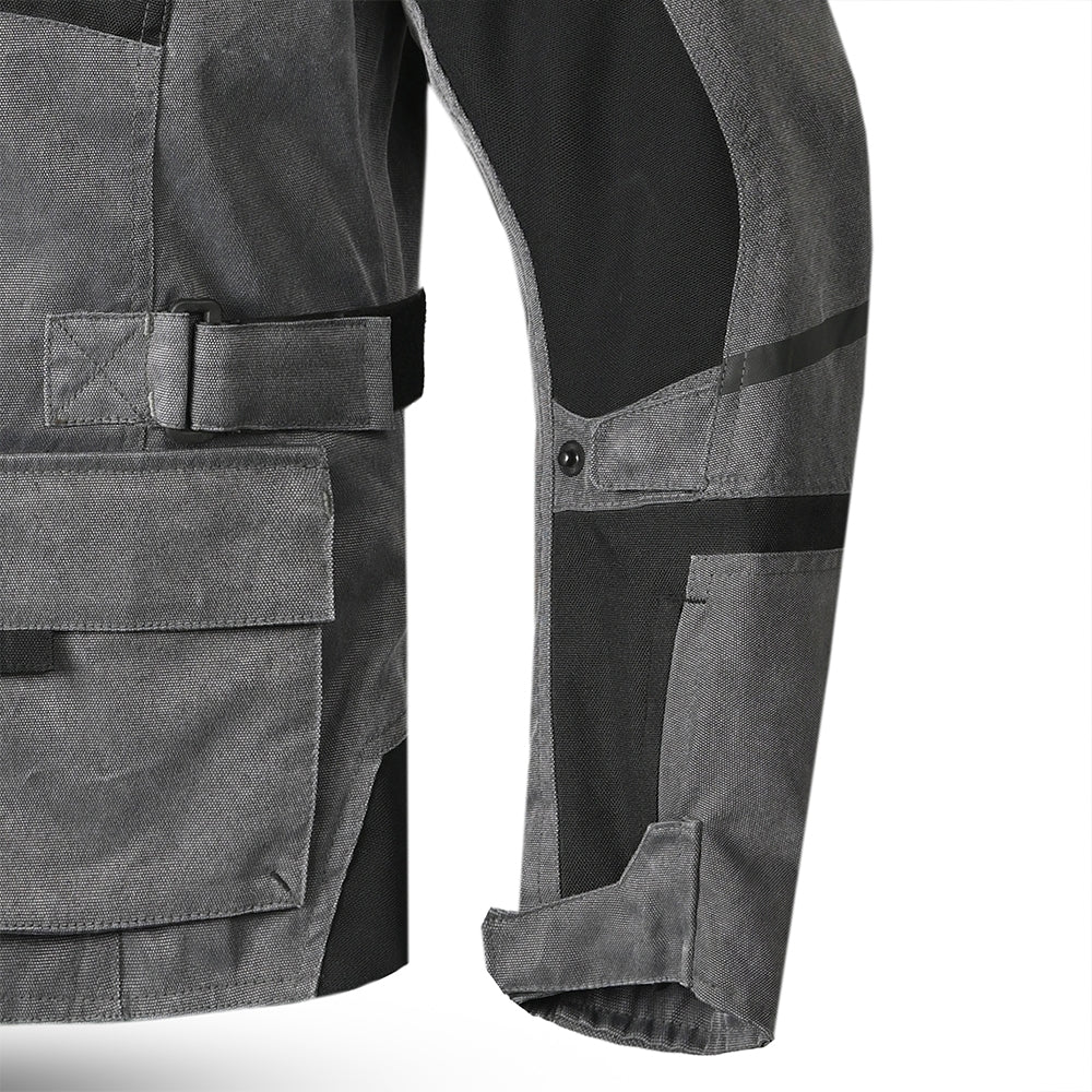  BELA - Alpha Vintage Grey Textile Jacket - SECURTEX MOTOR SL (t/a MaximoMoto)