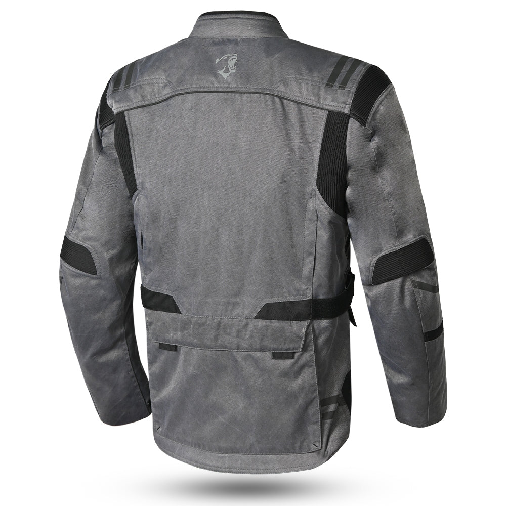 BELA - Alpha Vintage Grey Textile Jacket - SECURTEX MOTOR SL (t/a MaximoMoto)