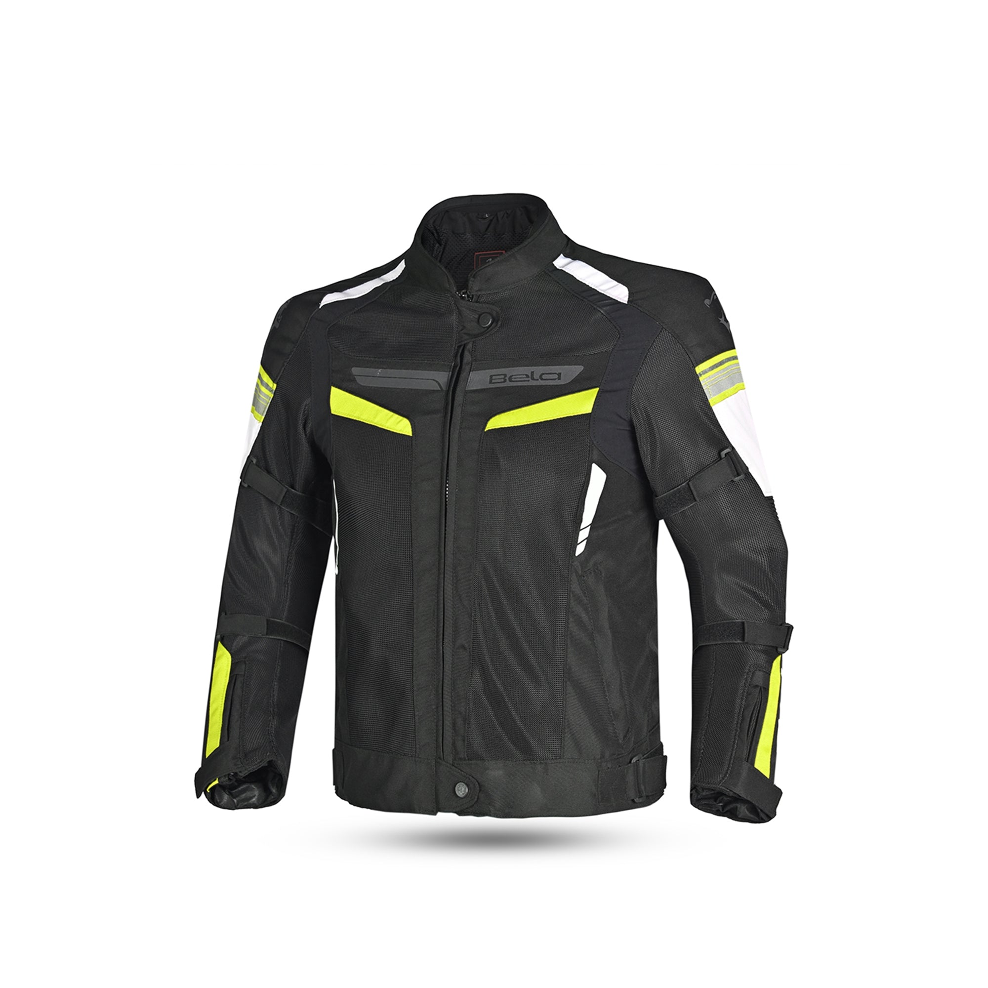 BELA - CHAQUETA TEXTIL SPRINTER NEGRO/AMARILLO FLUOR