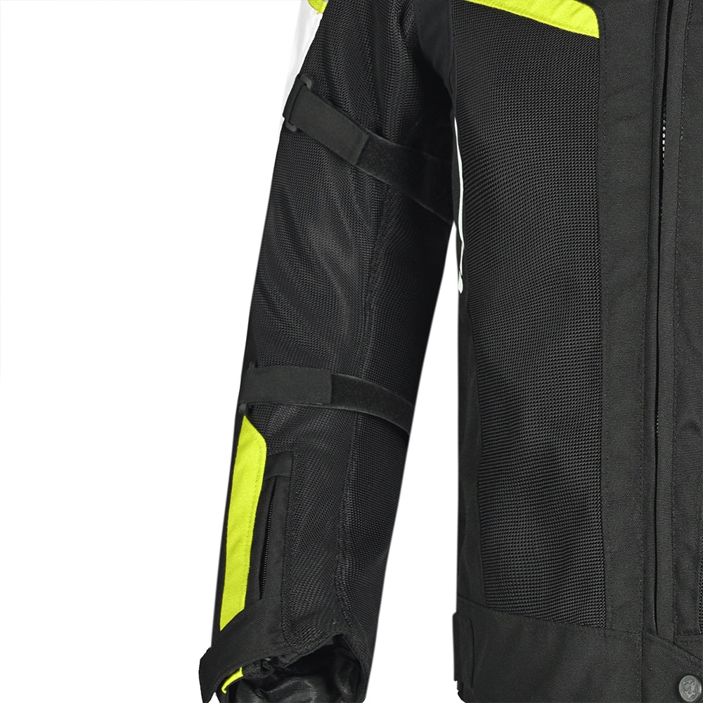 BELA - CHAQUETA TEXTIL SPRINTER NEGRO/AMARILLO FLUOR