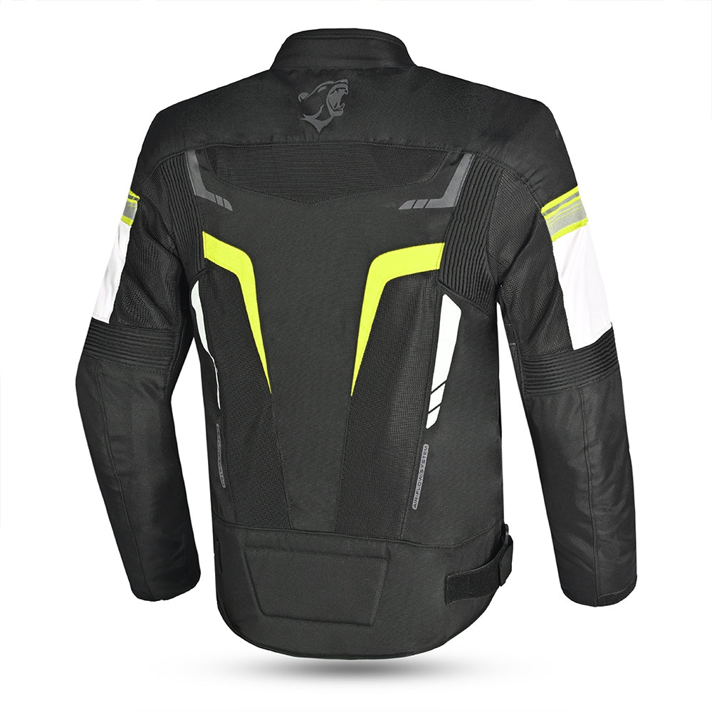 BELA - CHAQUETA TEXTIL SPRINTER NEGRO/AMARILLO FLUOR