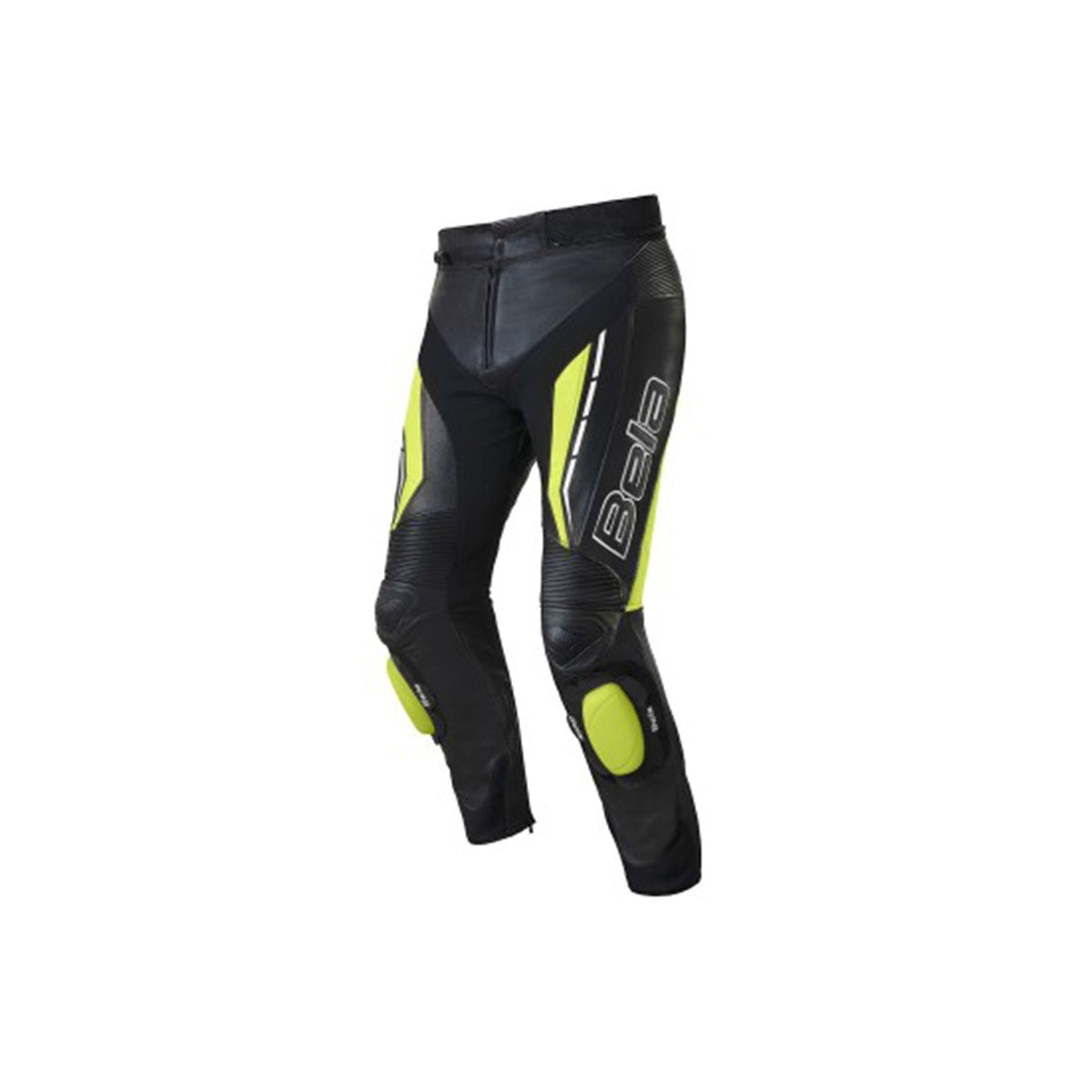 BELA - Rocket Man Pant Leather Trousers Black/Fluor Yellow - SECURTEX MOTOR SL (t/a MaximoMoto)