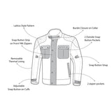  BELA - Black/Fluorescent Yellow Clutch Textile Jacket - SECURTEX MOTOR SL (t/a MaximoMoto)