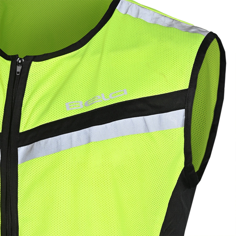 BELA Textile Zoro High Viz Vest Fluorescent yellow- SECURTEX MOTOR SL (t/a MaximoMoto)