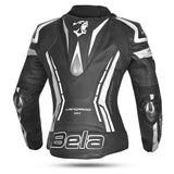  BELA - Rocket lady leather jacket Black/White - SECURTEX MOTOR SL (t/a MaximoMoto)
