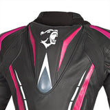  BELA - Rocket lady leather jacket Black/Pink - SECURTEX MOTOR SL (t/a MaximoMoto)