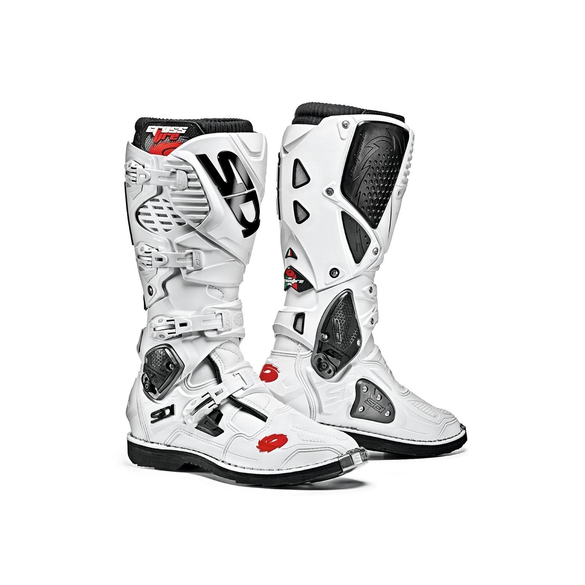  SIDI - CROSSFIRE 3 SRS WHITE BOOTS - SECURTEX MOTOR SL (t/a MaximoMoto)