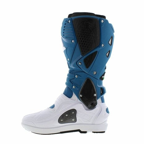  SIDI - CROSSFIRE 3 SRS BOOTS WHITE / PETROL BLUE - SECURTEX MOTOR SL (t/a MaximoMoto)