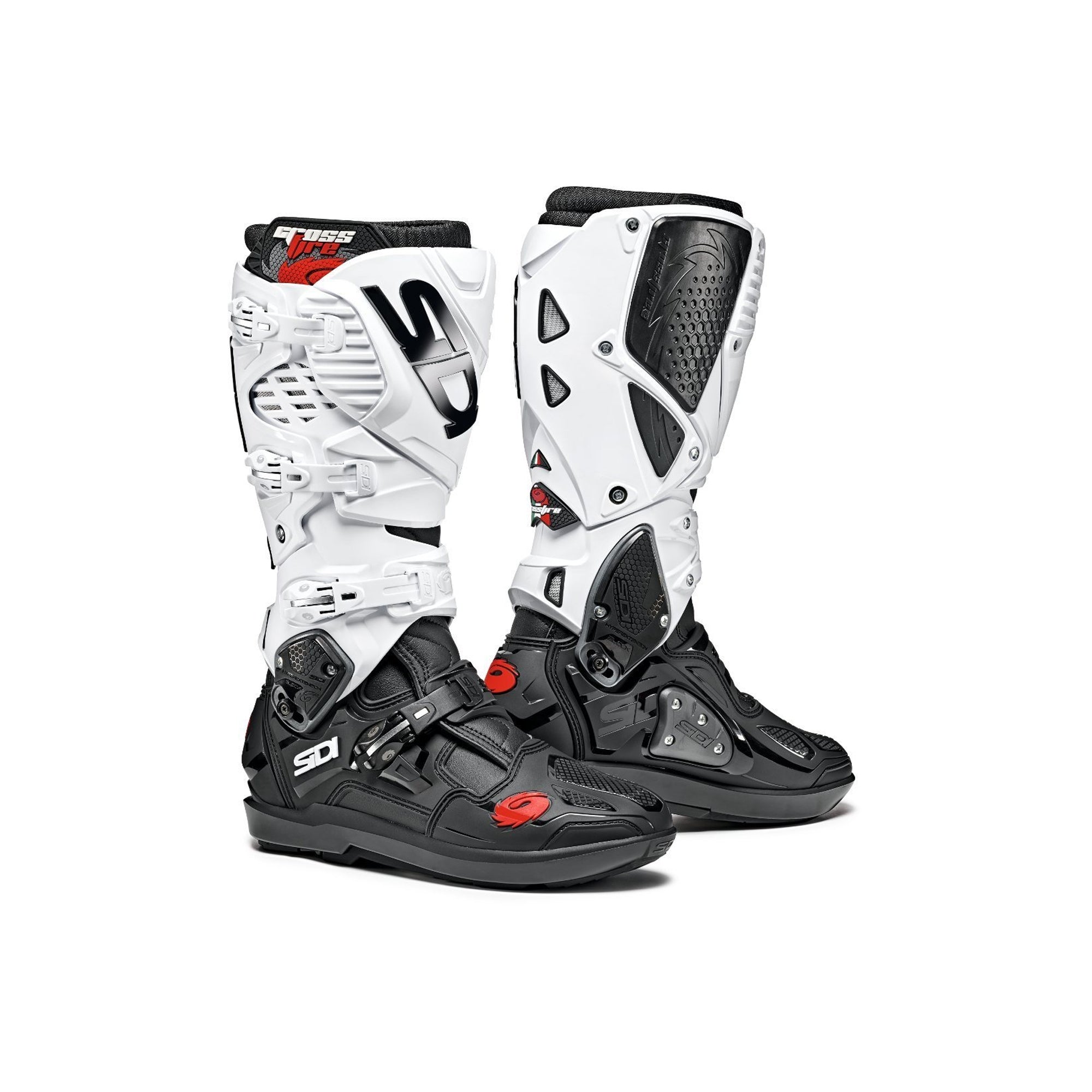  SIDI - CROSSFIRE 3 BOOTS BLACK / WHITE - SECURTEX MOTOR SL (t/a MaximoMoto)