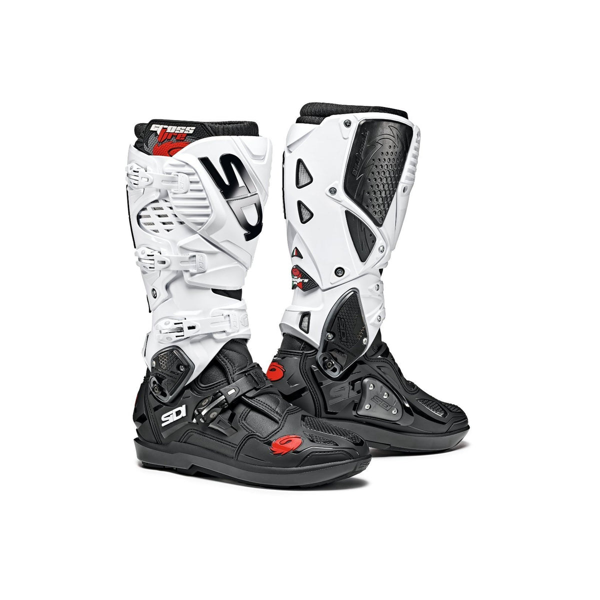  SIDI - CROSSFIRE 3 BOOTS BLACK / WHITE - SECURTEX MOTOR SL (t/a MaximoMoto)