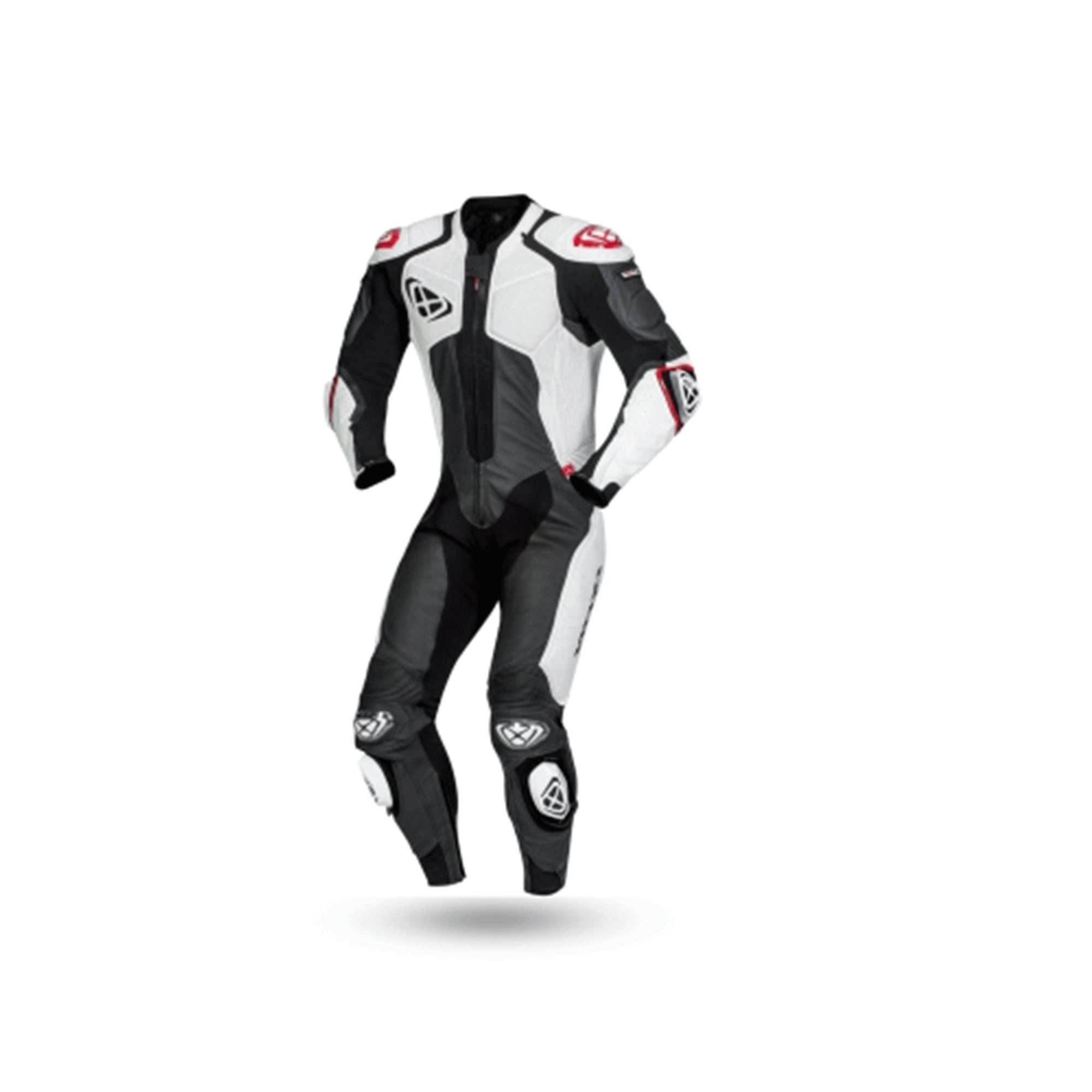  IXON - VENDETTA EVOBLACK/WHITE LEATHER SUITS - SECURTEX MOTOR SL (t/a MaximoMoto)