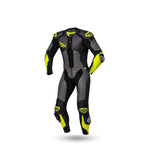  IXON- VENDETTA LEATHER SUITS EVOBLACK/ANTHRACITE/YELLOW - SECURTEX MOTOR SL (t/a MaximoMoto)