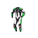  IXON - VENDETTA EVOBLACK/WHITE/GREEN LEATHER SUITS - SECURTEX MOTOR SL (t/a MaximoMoto)