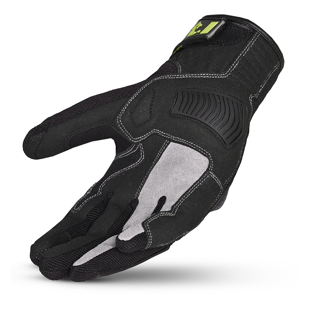 BELA - Drift Textile Glove Black/Fluor Yellow - SECURTEX MOTOR SL (t/a MaximoMoto)