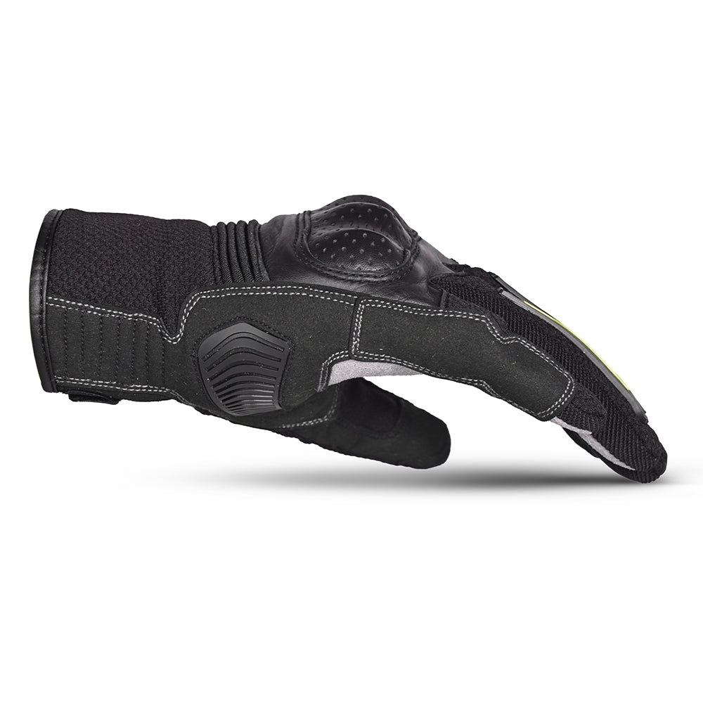 BELA - Drift Textile Glove Black/Fluor Yellow - SECURTEX MOTOR SL (t/a MaximoMoto)