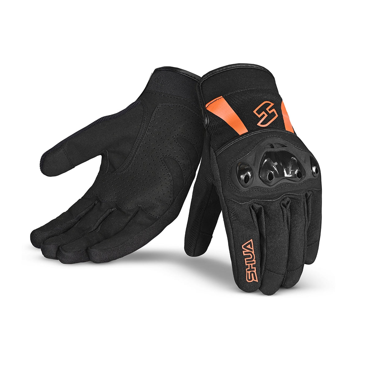  SHUA - SHUA Shot Textile Glove Black/Orange - SECURTEX MOTOR SL (t/a MaximoMoto)