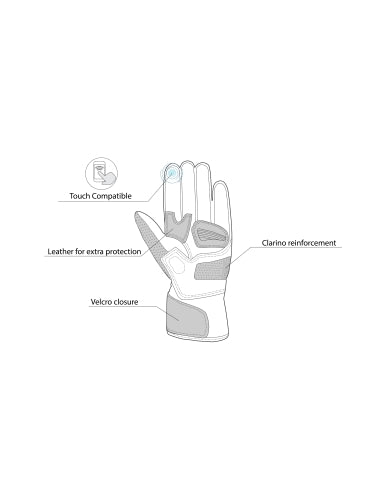 BELA - Guantes Textil Twix Lady Negro/Amarillo Fluor - SECURTEX MOTOR S.L (t/a MaximoMoto)