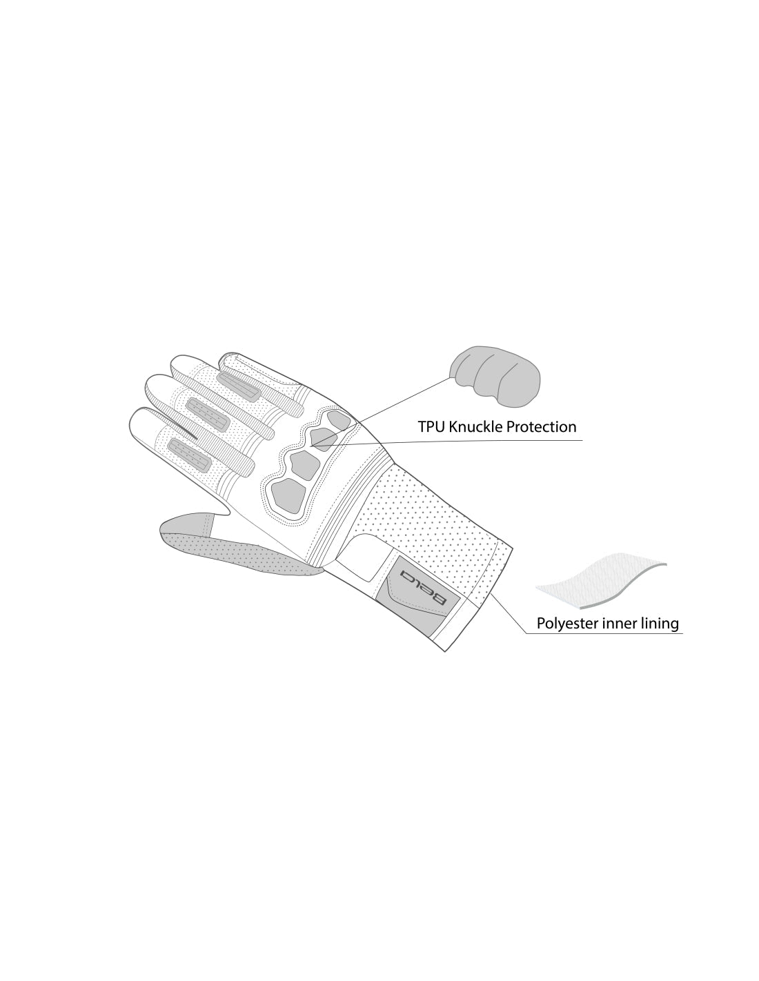 BELA - Guantes Textil Twix Lady Negro/Amarillo Fluor - SECURTEX MOTOR S.L (t/a MaximoMoto)