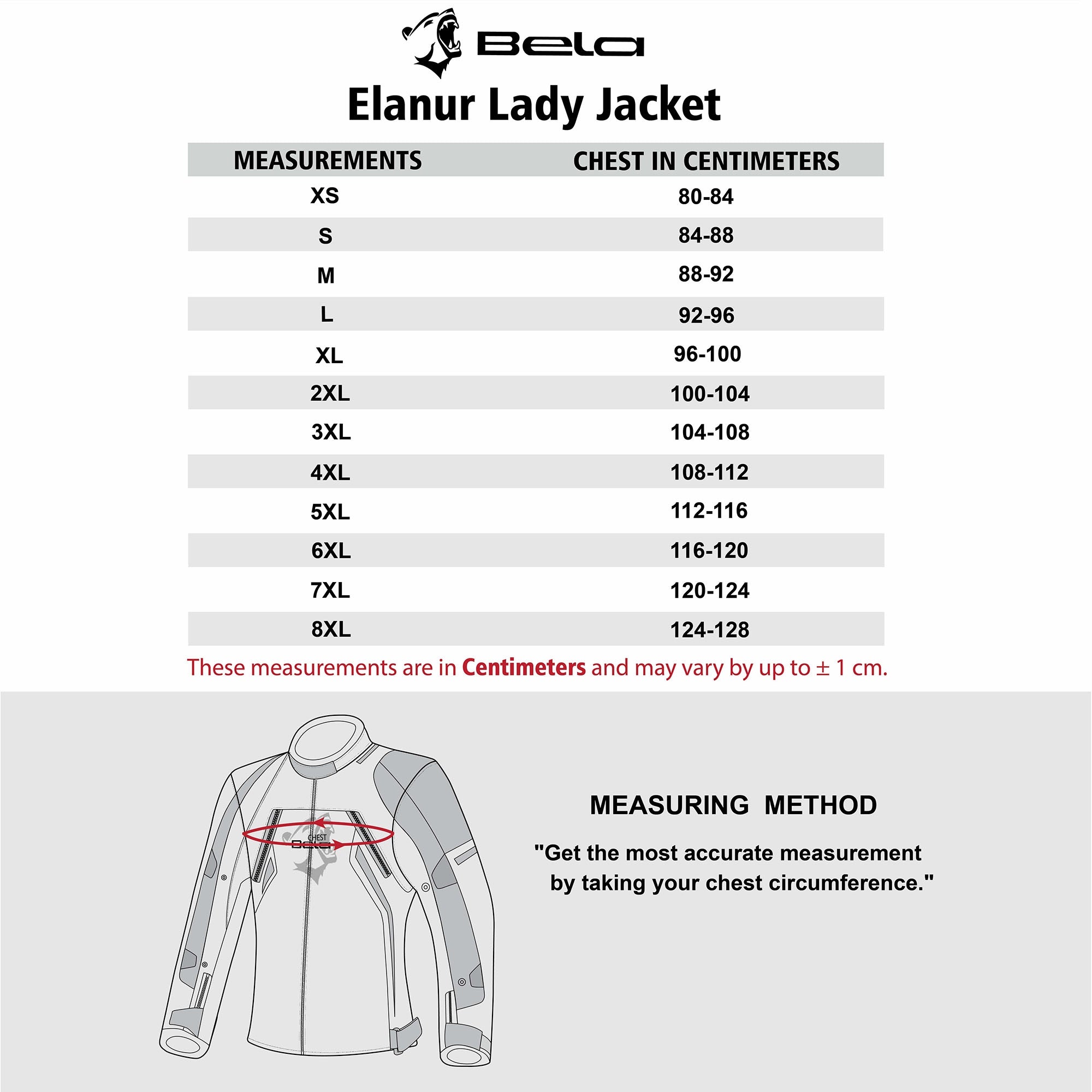  BELA - Elanur Lady Textile Jacket Black/Anthracite/Red - SECURTEX MOTOR SL (t/a MaximoMoto)