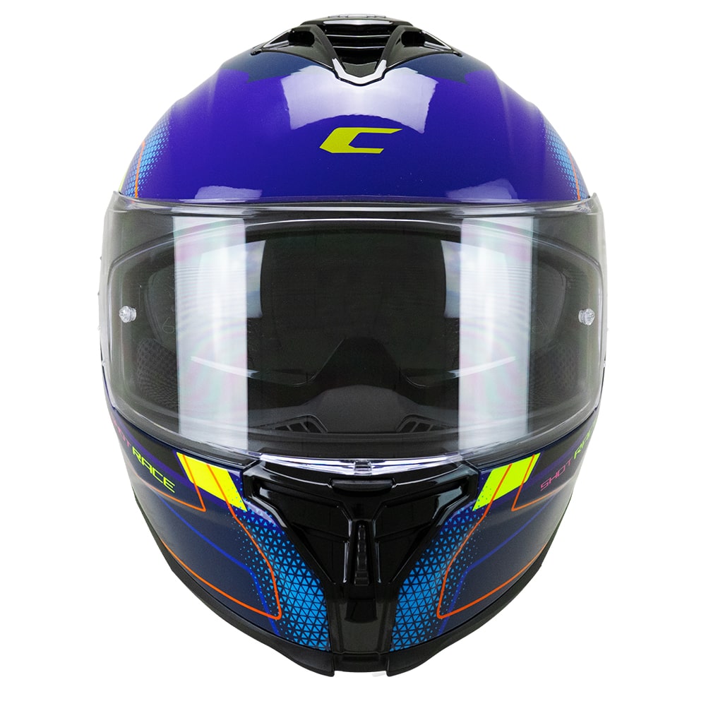 CGM SHOT VILLAIN 363G CASCO DE MOTO AZUL PURPURA ROJO