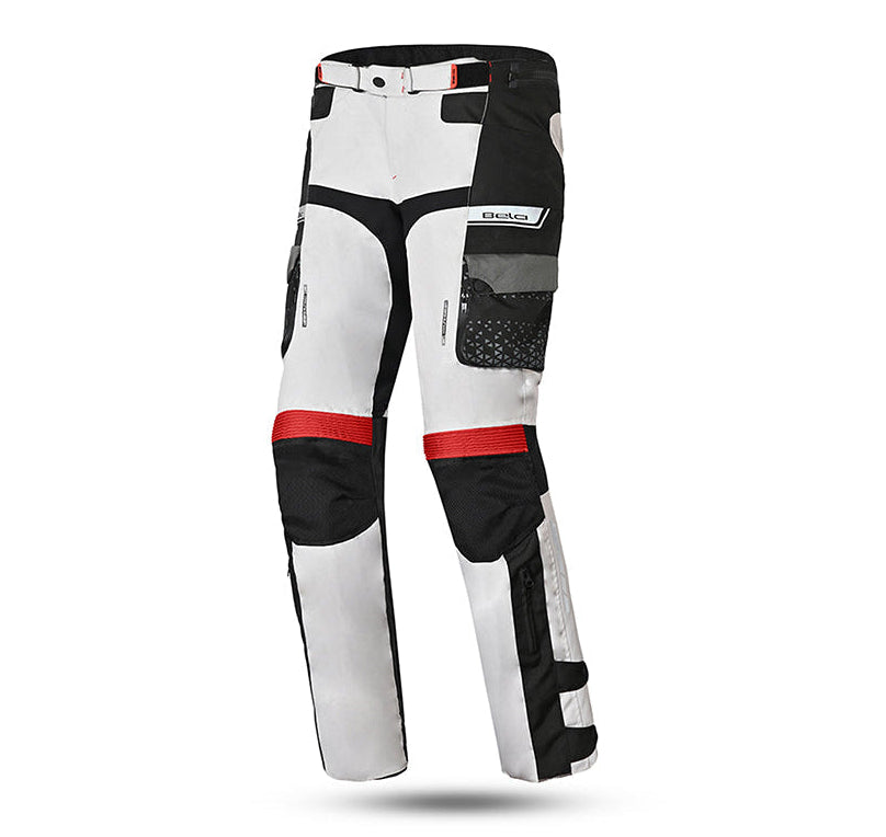 BELA - Pantalón Crossroad Extreme WP Hielo/Gris/Rojo