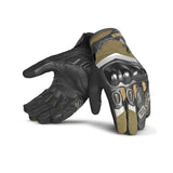 BELA Daring Motorcycle Gloves Black Military Green