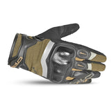 BELA Daring Motorcycle Gloves Black Military Green