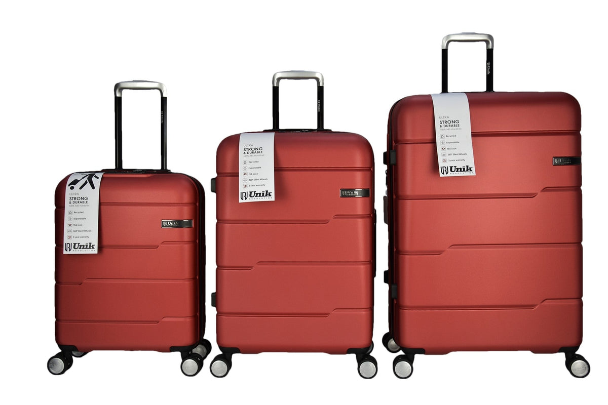  UNIK - VIGO CORAL TRAVEL SUITCASE SET 3 - SECURTEX MOTOR SL (t/a MaximoMoto)