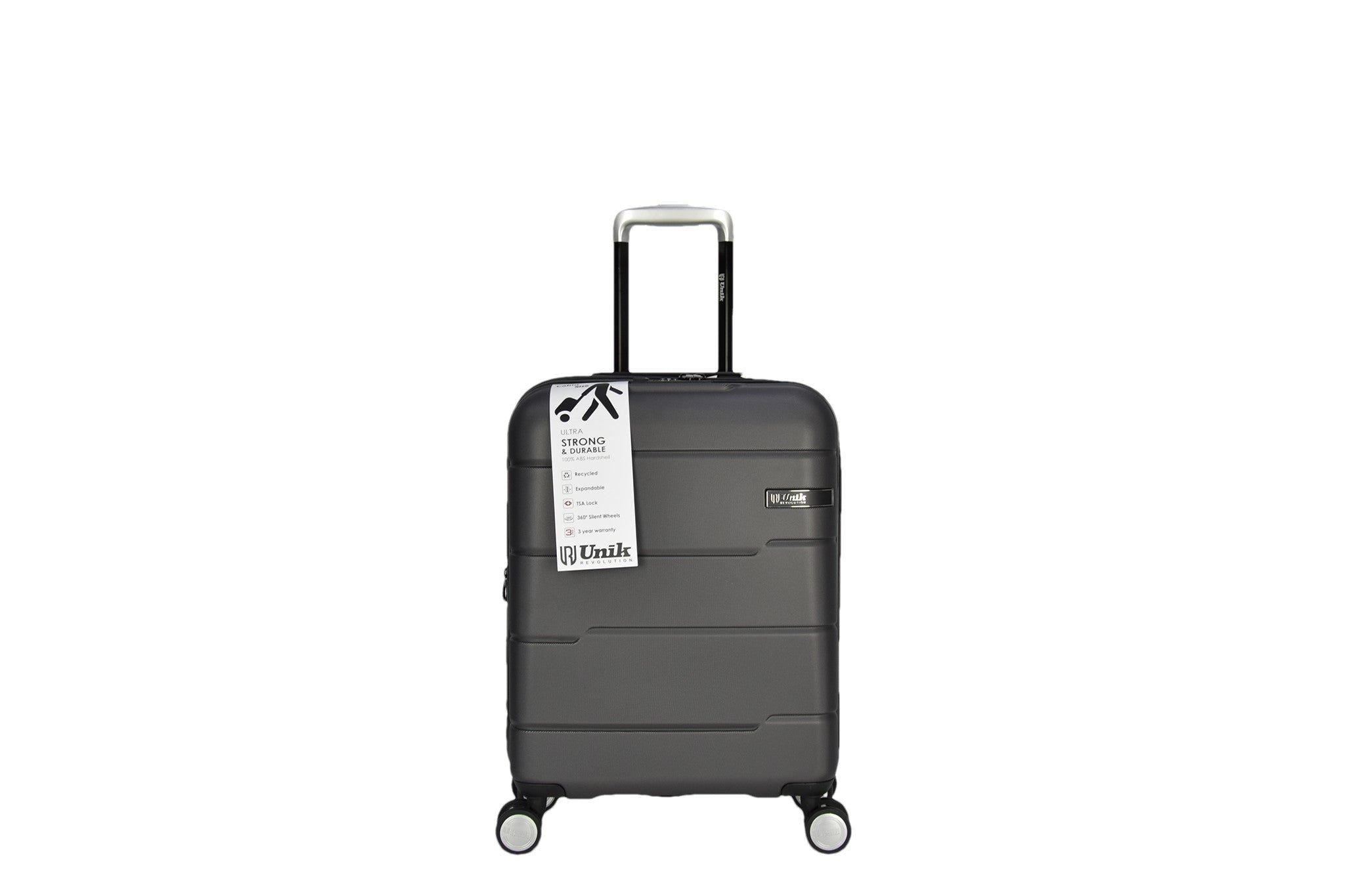  UNIK - VIGO Travel Suitcase Dark Grey small - SECURTEX MOTOR SL (t/a MaximoMoto)