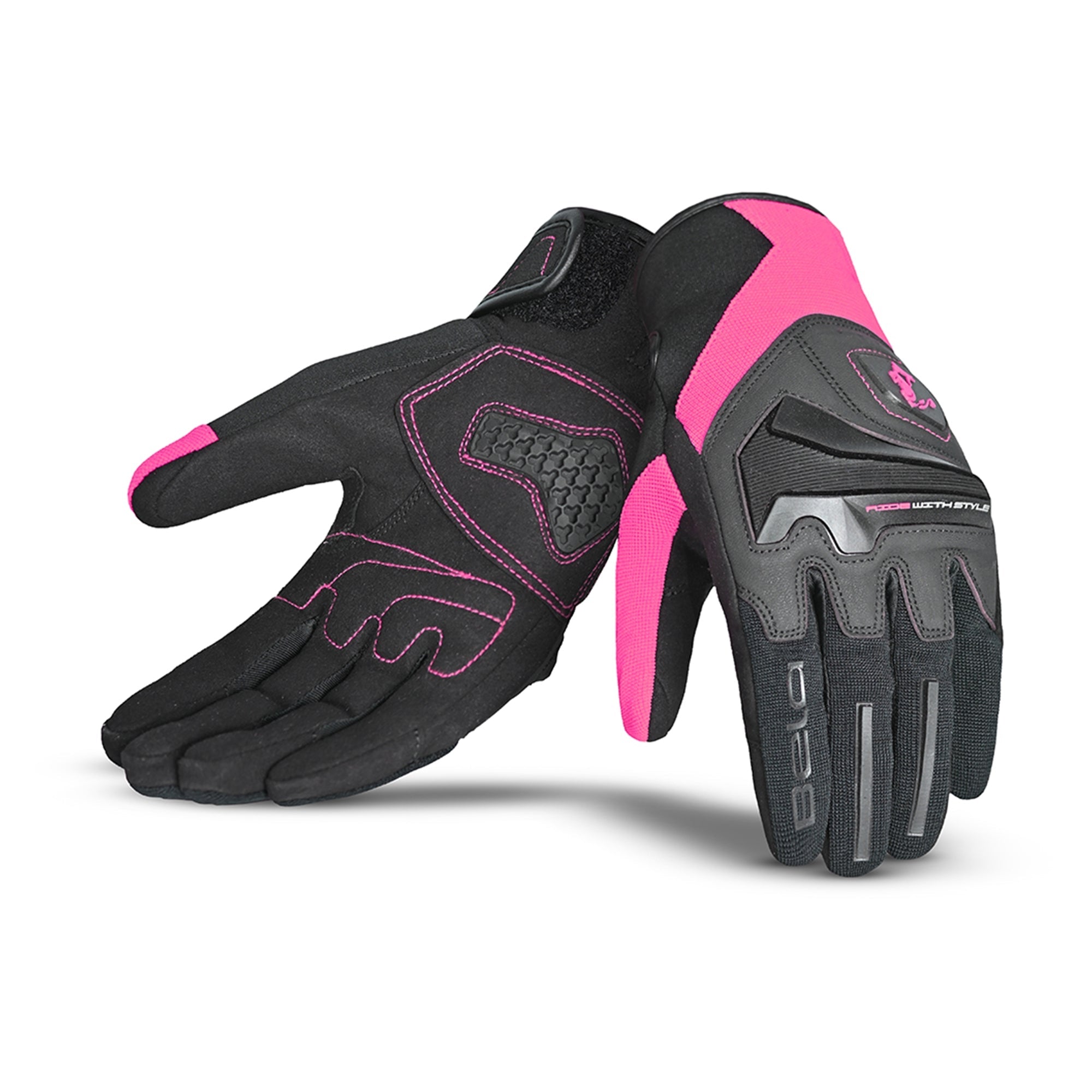  BELA - Lady Star Textile Glove Pink/Black - SECURTEX MOTOR SL (t/a MaximoMoto)