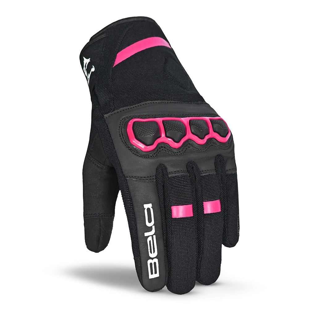  BELA - Tracker Winter WP Lady Textile Glove Black/Pink - SECURTEX MOTOR SL (t/a MaximoMoto)