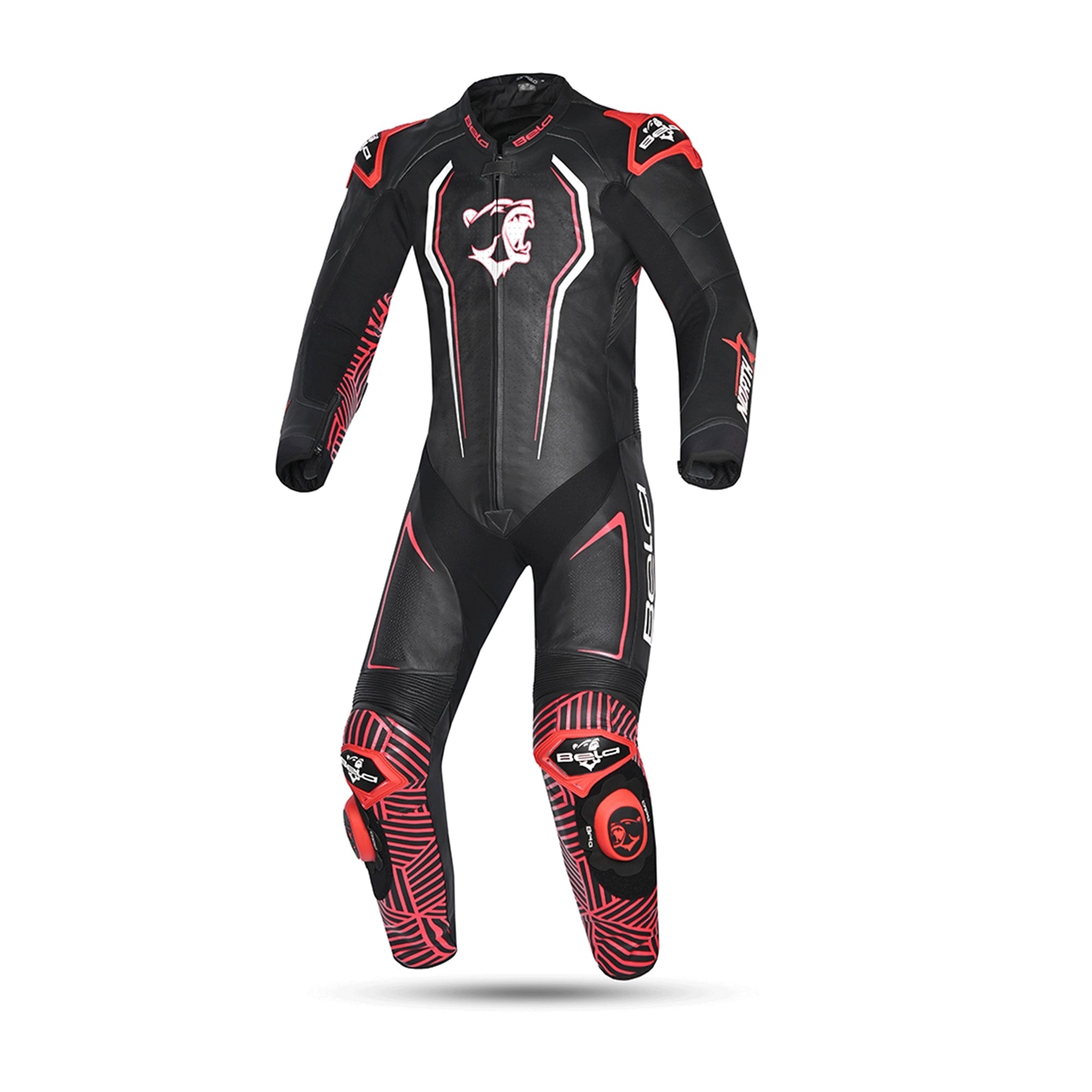  BELA-North Star 1 PC Suit Black/White/Red - SECURTEX MOTOR SL (t/a MaximoMoto)