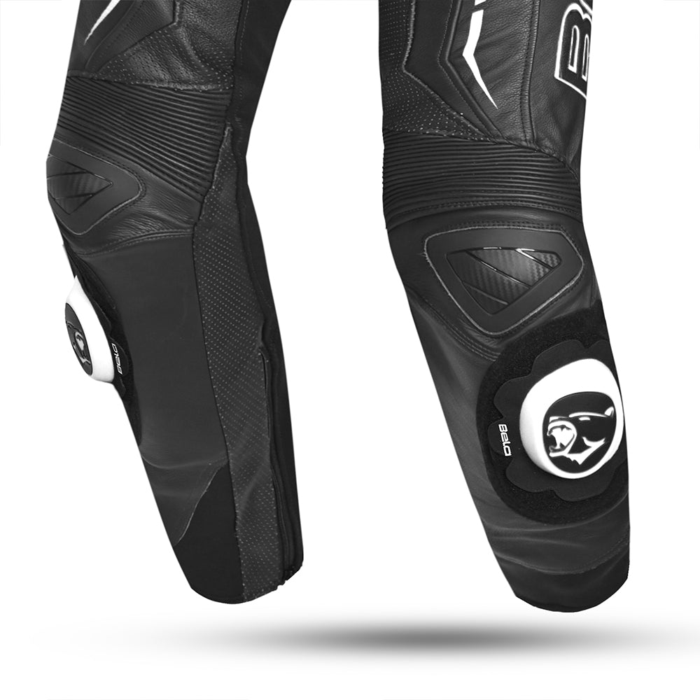  BELA - Rocket Man Mix Kangroo 2PC Suit Black/White - SECURTEX MOTOR SL (t/a MaximoMoto)