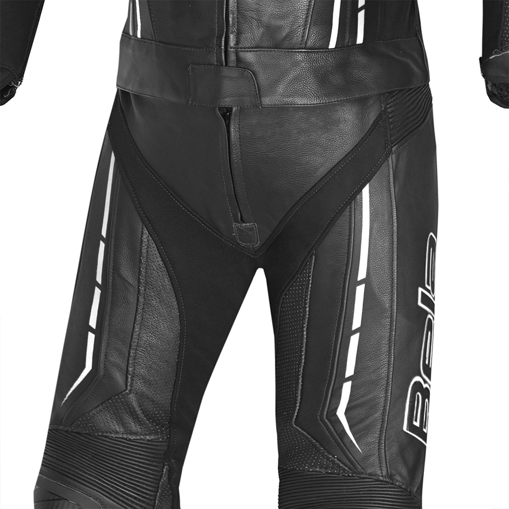  BELA - Rocket Man Mix Kangroo 2PC Suit Black/White - SECURTEX MOTOR SL (t/a MaximoMoto)