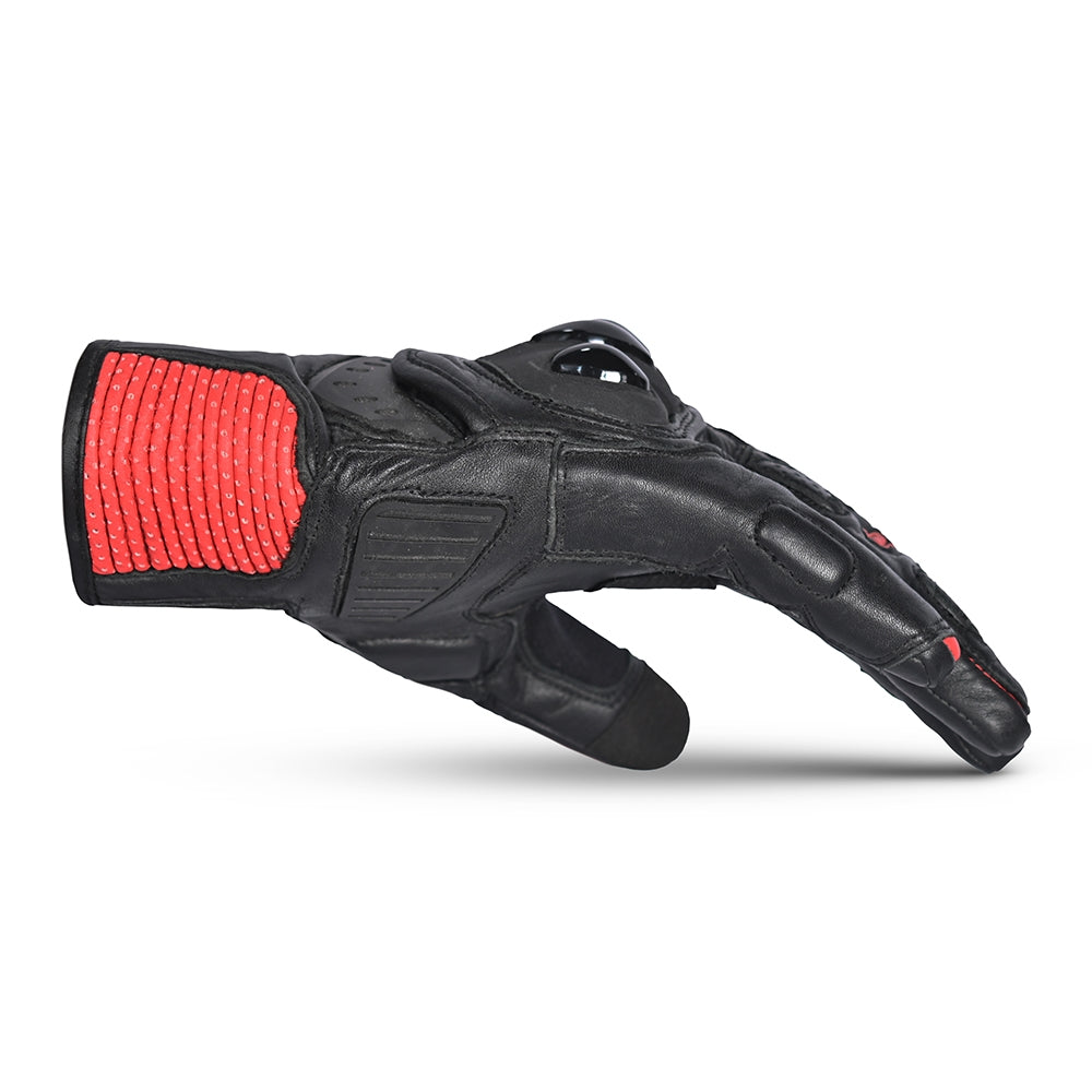  BELA - Blast Man Leather Glove Black/Red - SECURTEX MOTOR SL (t/a MaximoMoto)