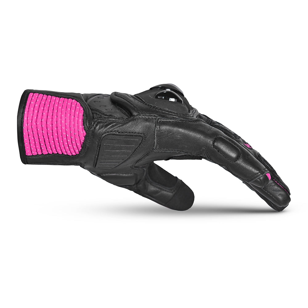  BELA - Blast Lady Leather Glove Black/Pink - SECURTEX MOTOR SL (t/a MaximoMoto)