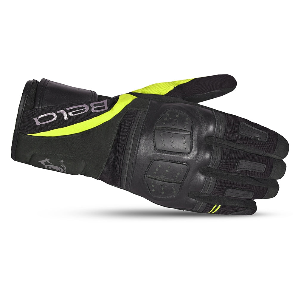  BELA - Highway Winter WP Lady Leather Glove Black/Fluor Yellow - SECURTEX MOTOR SL (t/a MaximoMoto)