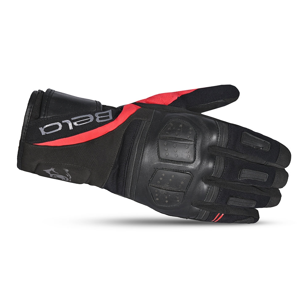  BELA - Highway Winter WP Leather Glove Black/Red - SECURTEX MOTOR SL (t/a MaximoMoto)