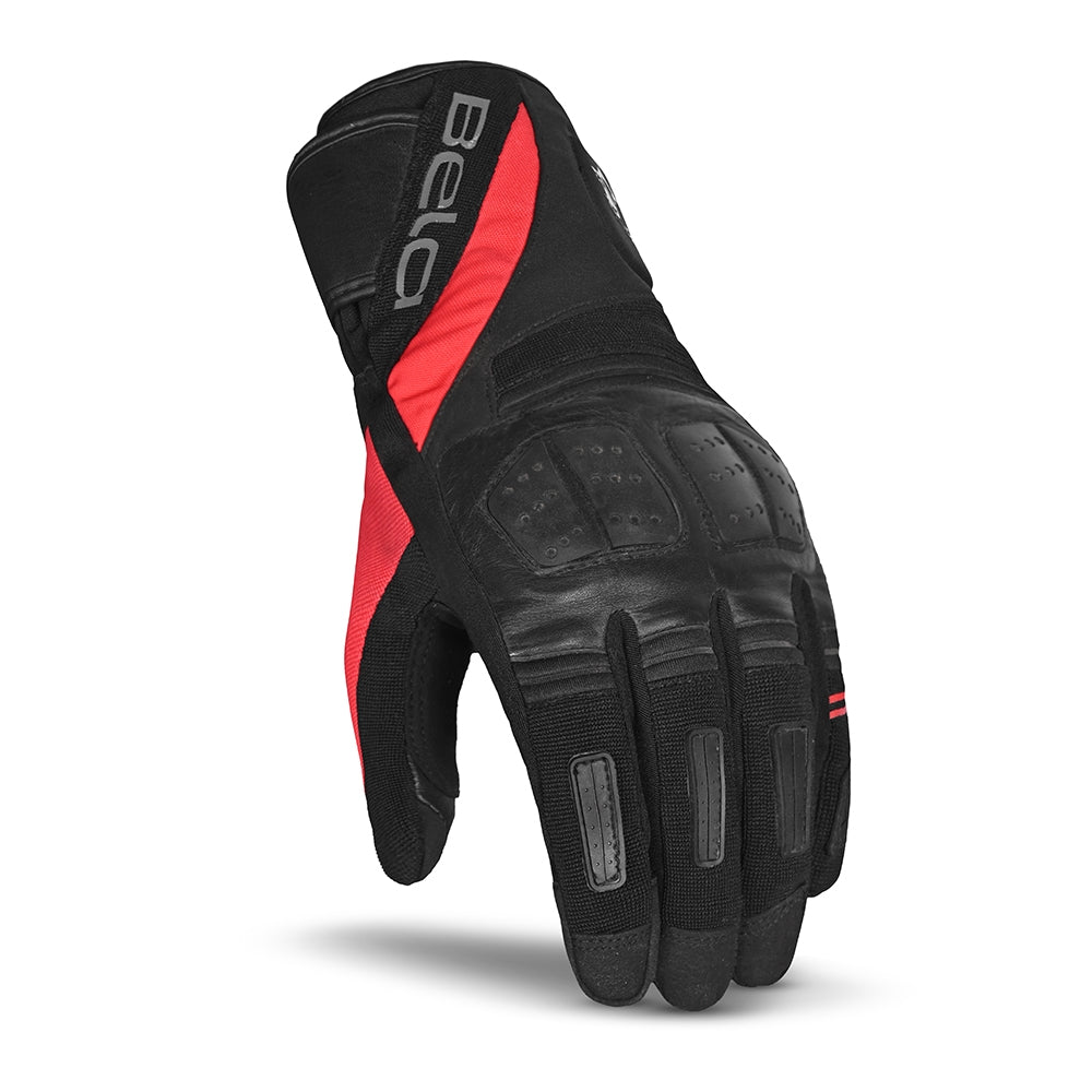  BELA - Highway Winter WP Leather Glove Black/Red - SECURTEX MOTOR SL (t/a MaximoMoto)