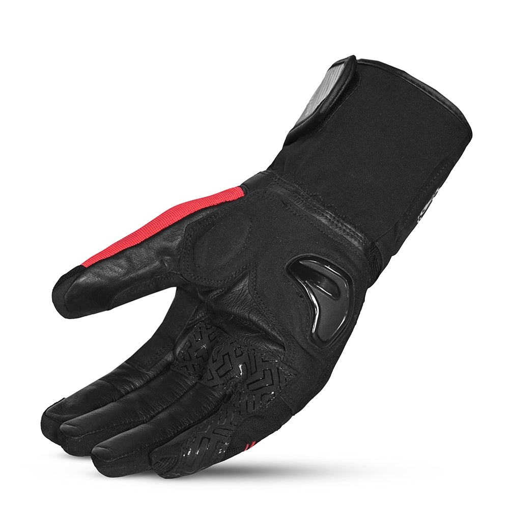  BELA - Highway Winter WP Leather Glove Black/Red - SECURTEX MOTOR SL (t/a MaximoMoto)