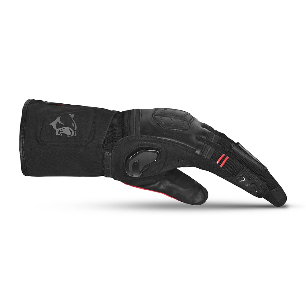  BELA - Highway Winter WP Leather Glove Black/Red - SECURTEX MOTOR SL (t/a MaximoMoto)