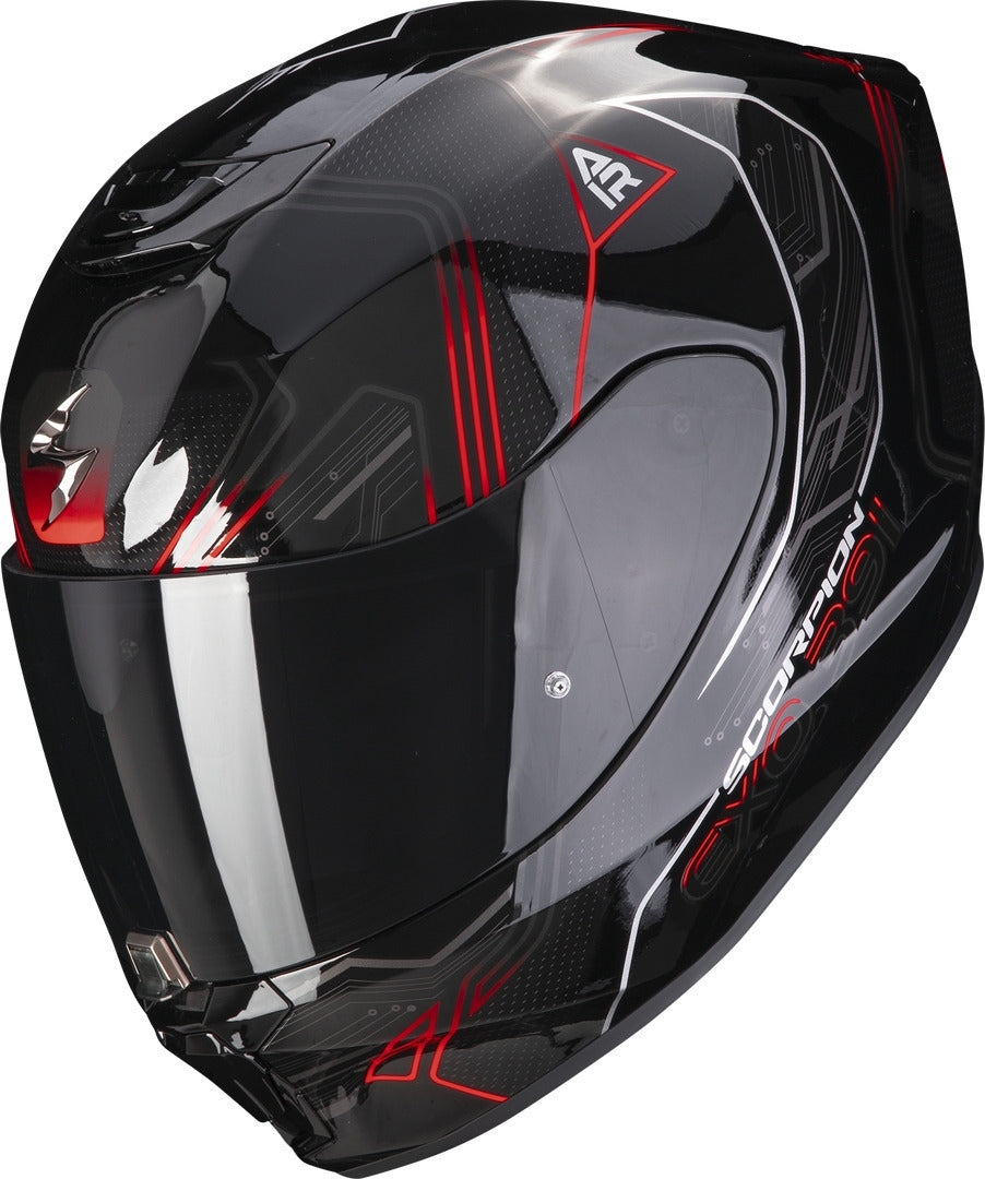  SCORPION - EXO 391 SPADA Black-Neon Red - SECURTEX MOTOR SL (t/a MaximoMoto)