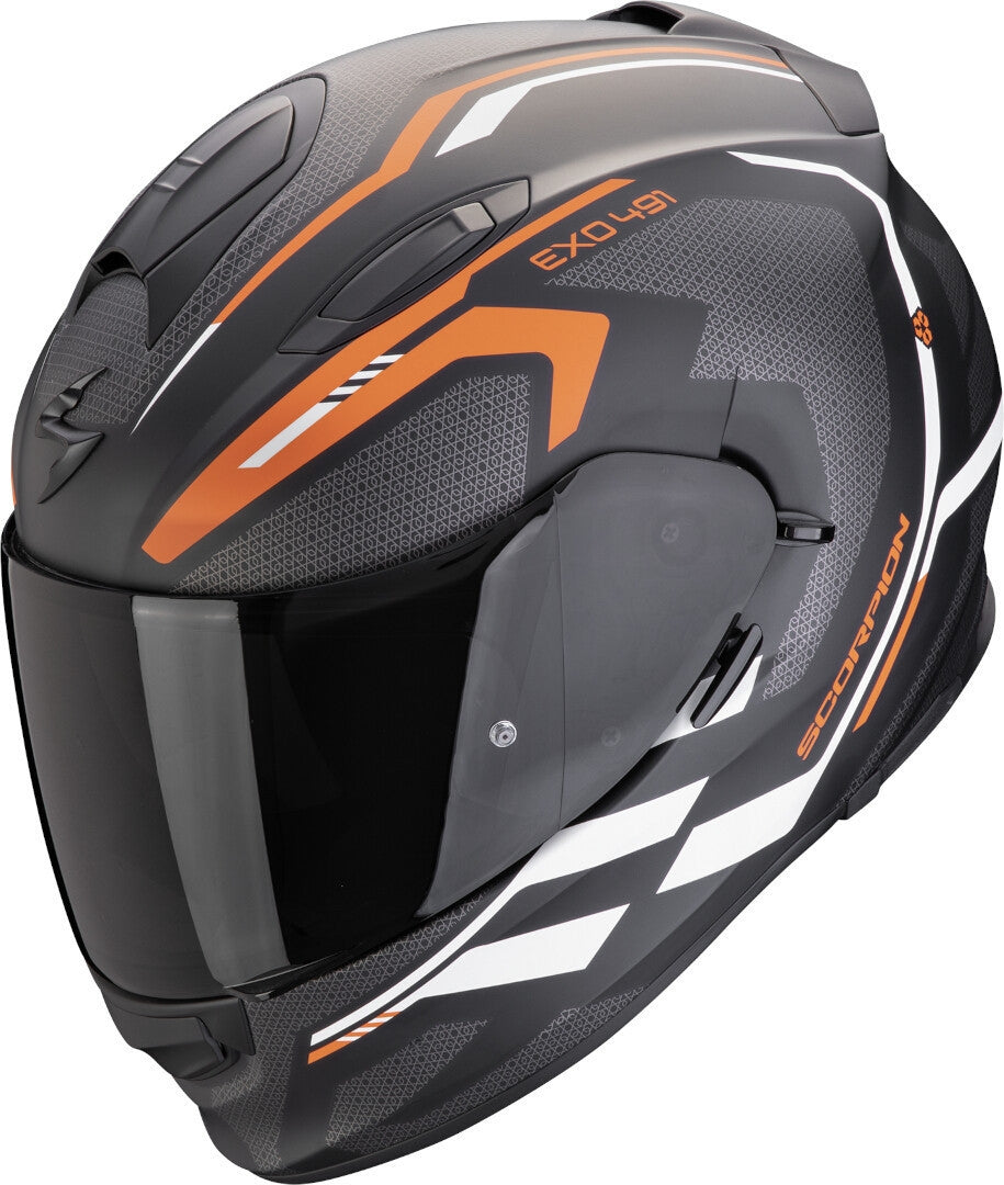 SCORPION - EXO 491 KRIPTA Matte Black-Orange-White