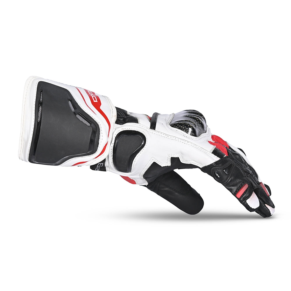  BELA - Venom RS Racing Man Leather Glove White/Black/Red - SECURTEX MOTOR SL (t/a MaximoMoto)