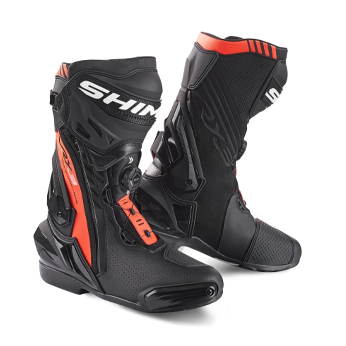 SHIMA - VRX-3 Man Racing Boot Negro/Rojo - SECURTEX MOTOR SL (t/a MaximoMoto)