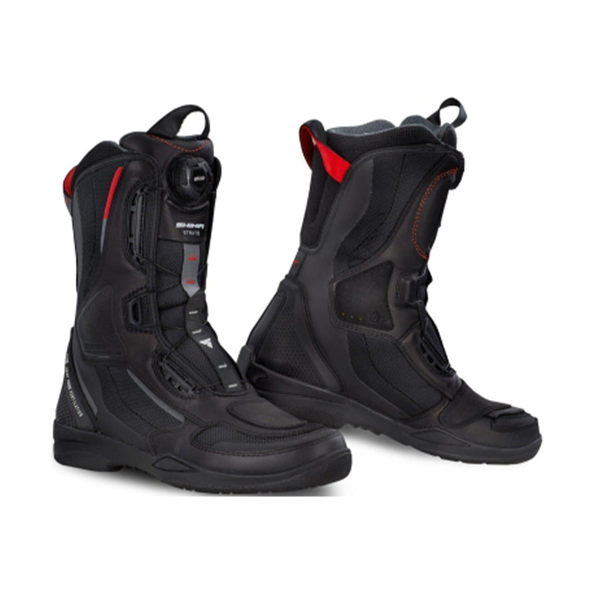 SHIMA STRATO LADY BOOTS NEGRO ROJO - SECURTEX MOTOR SL (t/a MaximoMoto)